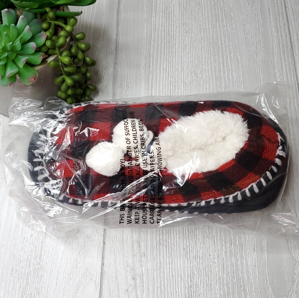 Muk Luks Plaid Ballerina Slipper House Shoes - Picture 4 of 4